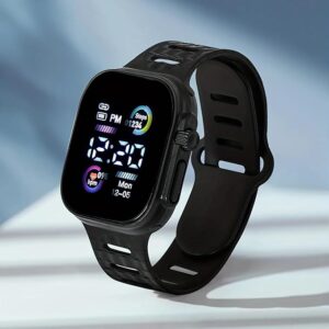 [1Pcs] Led Display Digital Kids Watches Sport Boys Girls Luminous Children’s Electronic Wristwatch Students Clock Watches Relojes 2024