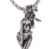 [1 PCs-AL19315-Silver ] Retro Gothic Style Four Wings Angel Figure Pendant for Men and Women Casual Personality Jewelry Couple Accessories-B0CNDRFWYX