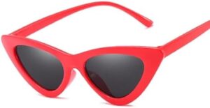 Men's Fashion Women's Luxury Cat Eye Sunglasses Triangle Vintage Design UV400 Sun Glasses Unisex Classic Small Outdoor Goggle Shades 15Cm [High Quality]-B0DG5GP245