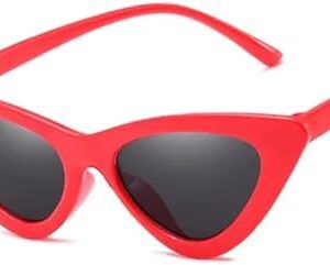 Men's Fashion Women's Luxury Cat Eye Sunglasses Triangle Vintage Design UV400 Sun Glasses Unisex Classic Small Outdoor Goggle Shades 15Cm [High Quality]-B0DG5GP245