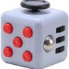 MySouq-Store - Premium Fidget Cube Toy for Stress & Anxiety Relief by Sensory Anti-Depression Hands Dice For Kids Adults Perfect Gift grey and red-B098TWZ1GX