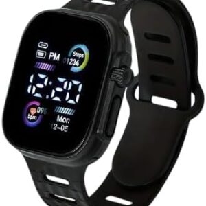 [1Pcs] Led Display Digital Kids Watches Sport Boys Girls Luminous Children’s Electronic Wristwatch Students Clock Watches Relojes 2024 inside Gift Box,-B0DKSYXTJ7