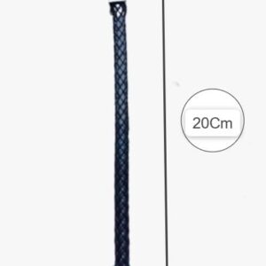 31HEJY-2N0L._AC_ Vintage Men Alloy Faux Leather Wristband Braided Magnetic 20Cm Length Black -9mm Wide-B0DN6YXJ48