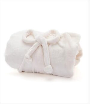 بطانية دفاية ميكروفيبر بغطاء للرأس للحماية من برد الشتاء بالمنزل والمكتب ] Bed Blankets Cape - 160×180cm (beige)