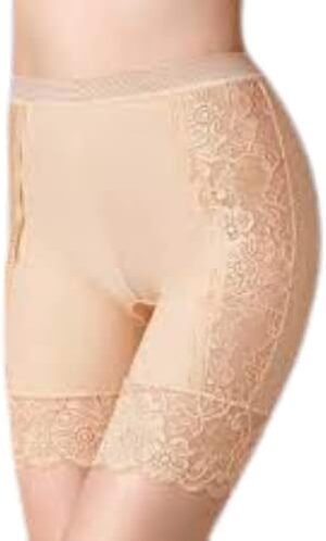 Skin, L(55kg-67.5kg) - Women Panties Seamless Safety Short Pants Women's High Waist Stretch Shorts Briefs Slimming Underwear Woman Summer Lingerie-B0BQSTB18V