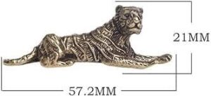 [1Pcs- 5.7 * 2.1mm,26G] Retro Brass Chinese Ancient Beast Flying Pixiu Home Decor Ornaments Copper Animal Figurines Fengshui Statue Small Ornaments-B0D3Y4HDS5