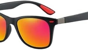 [Polarized] Vintage Square Polarized Sunglasses Classic Driving Fishing Brand Designer Sun Glasses Man Retro Shades UV400 Eyewear-B0DHYH93C7