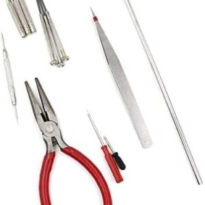31RmdbEqHFL._AC_ 16PCS Watchmaker Watch Repair Tool Kit Back Case Opener Remover Watch Strap Spring pins Bar Link Anti-magnetic Screwdrivers-B0968YKJ5R