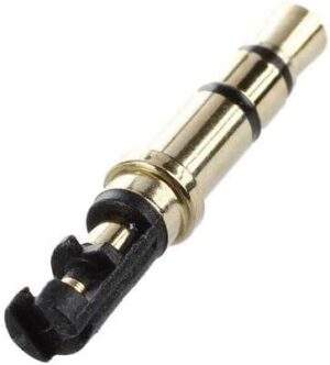 1 Pcs 3.5mm Male Plug 3 Pole Soldering Earphone Audio-B0D3SFLML5