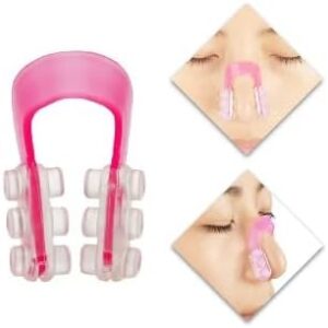 (1Pcs-Pink) Nose Up Lifting Shaping Shaper Orthotics Clip Beauty Nose Slimming Massager Straightening Nose Clips Tool Nose Up Clip Corrector-B0CMSC6DPD