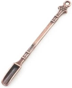 Multifunction Mini Metal Coffee Powder Scoop, Copper, Vintage Royal Gold Ornament Very Small 8Cm Random Color Brand: Generic-B0DJCJF41F