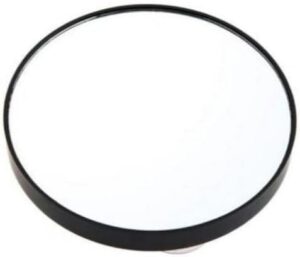 [1Pcs -3X - 9Cm Diameter +1 Tweezer ] Small Makeup Mirror Magnifying Mirror With Two Suction Cups For Outdoor-Germany-B0DBVFNCZ7