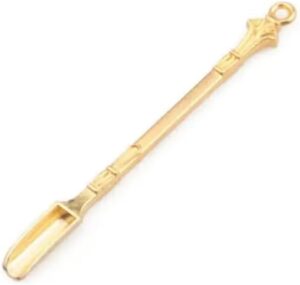 Multifunction Mini Metal Coffee Powder Scoop, Copper, Vintage Royal Gold Ornament Very Small 8Cm Random Color Brand: Generic-B0DJCJF41F
