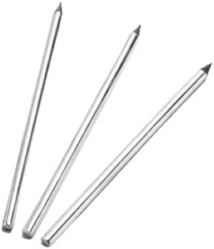 14 Cm - 1 pcs - Alloy Single End Sharp Tungsten Steel Tip Scriber Clip Pen Ceramics Glass Shell Metal Construction Marking Tools - Silver-B0BLP8WL9G