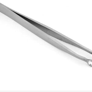 Universal Nose Hair Trimming Tweezers Stainless Steel Eyebrow Nose Hair Cut Manicure Facial Trimming Makeup Scissors Trimmer -B0BKS88H66