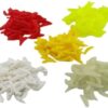 MySouq-Store 20pcs/lot Random Silicone Bait Maggot Grub Soft Fishing Lure 2cm 0.3g Artificial Bread Smell Worms Gear For Winter Glow Accessories (Random Color)