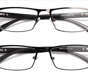 Metal Colored Reading Glasses for Men and Women May Be changed to glasses frames for Normal Use wide 13.50 Cm from right to left