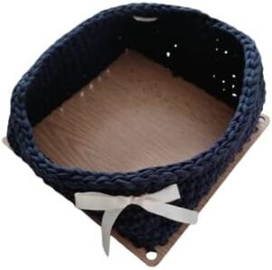 بوبونيره من الكورشيه صناعة يدوي مقاس 25 * 25 سم متعددة الاستخدام-B0DNCTQ6H4