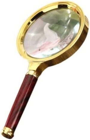 Handheld Reading Magnifying Glassing-Magnification, High-Definition, Can Be Used for Jewelry and Jade Identification 80mm-B0BHR89HJJ