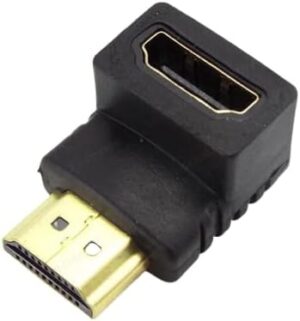 HDMI-compatible Cable Connector Adapter 270 90 Degree Angle Male to Female Converters for 1080P HDTV Cable Adaptor Extender (90 Degre)-B0DGGGVGB5