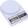 Heavy-duty Electronic Kitchen Scale - White Up to 10KG with LCD Display,-B0DL384Z22