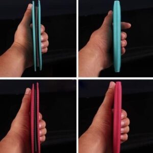 Travel Passport ID Card Cover Holder Case Faux Leather (Purple)-B0BMJLJK6X