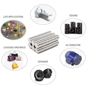 Mini Small Round Magnets N35 Neodymium Magnet Permanent NdFeB Strong Powerful Magnets (3mmX2mm,25PCS)-B0D77LVQVN