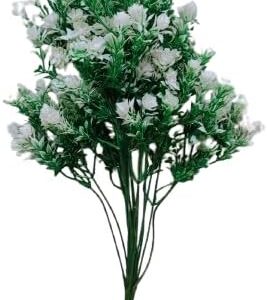 [1PCs - As Shown ] Artificial Flower DIY Wedding Colorful Flower Bouquet Plastic Plants Fake Flowers For Garden Porch Window Home Room Table Decor (C70)-B0DNFDF8SQ