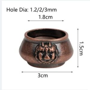 1PC Retro Ornament Incense Burner Frog Statue Animal Accessories Sculpture Home Décor Desk Decoration Meditation Zen Mini Crafts-B0B1VQB59X