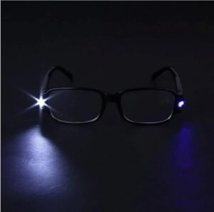 Multi Strength Reading Glasses LED Man Woman Unisex Eyeglasses Spectacle Diopter Magnifier Light Up Night Presbyopia Glasses (+2.50)- B0BQFQQFH6