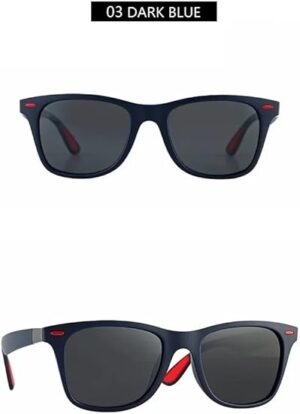 [Polarized] Vintage Square Polarized Sunglasses Classic Driving Fishing Brand Designer Sun Glasses Man Retro Shades UV400 Eyewear-B0DHYH93C7