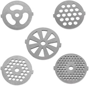 [1Pcs] Food Grinding Blade Stainless Steel Grinding Blade Replacement Meat Grinder Plate Disc for Mincer Machine [ With ear 5.8cm - without ear 5.4cm]B0CJRBVYK6
