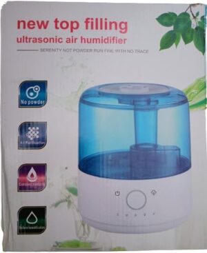 1Pcs - 3.5 L Ultrasonic Cool Mist Humidifier, Essential Oil Diffuser, Whisper Quiet Operation, Automatic Shut-off, 7 Color LED Night Light Function for Bedroom, Home, Office and Plants-B0DFCB1BVP