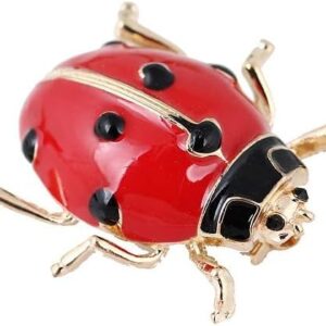 416Pvaq4CvL._AC_SX679_ Fashion Rhinestone Brooch For Women Brooch Collar Pins Corsage Crystal Leaves Insect Brooch Badges Jewelry Accessories (Red-Beetle)-B0DBPZYL3N