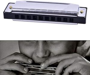 Blues Harmonica 10 Holes Key of C for Beginners-B07PKHPVW4