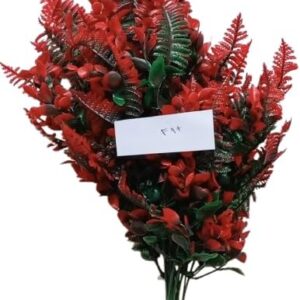 [1PCs - As Shown ] Artificial Flower DIY Wedding Colorful Flower Bouquet Plastic Plants Fake Flowers For Garden Porch Window Home Room Table Decor (F11)-B0DND81HR2