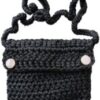 18x16 CM Mobile Handmade Crochet Crossbody Bag -B0DLV3WXGM