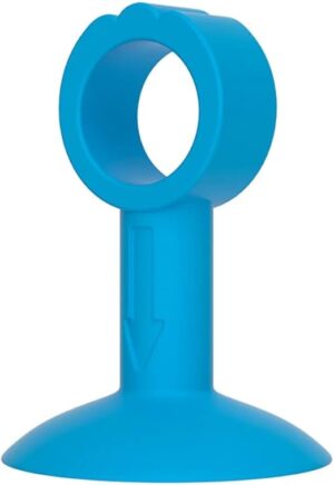 [2Pce - 6 * 3CM - 16Grams - Random Color ] Soft Silicone Door Stopper Anti-damage Wall Protector Suction Cup Door Handle Bumper Mute Protect Walls Glass Durable,-B0D3Y64FC6