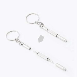 2Pcs - 3 in 1 Mini Screwdriver,Micro Precision Screwdriver Set for Eyeglasses, Sunglasses, Watches, Jewelry, Electronics-B0CL2HRY27