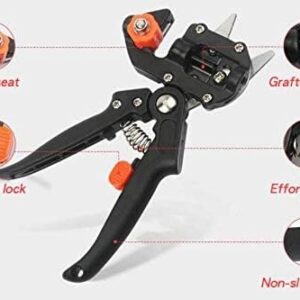 41NDzjZqFwL._AC_ Bonsai Secator Garden Tools with 2 Extra Blades Grafting Pruner Gardening Scissors Pruning Shears Fruit Tree Cutter - B091CPTZZH