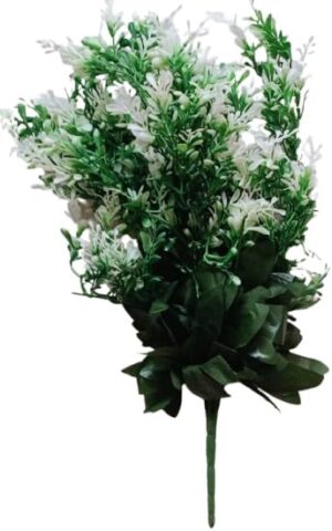 [1PCs - As Shown ] Artificial Flower DIY Wedding Colorful Flower Bouquet Plastic Plants Fake Flowers For Garden Porch Window Home Room Table Decor (A15)-B0DNFDNN2B