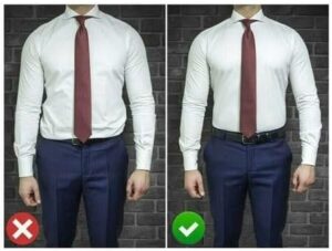 Men's Shirt Holder, Braces, Elastic Shirt Holder with Non-Slip Locking Clamp-B0CGPVJ3JQs, Adjustable Shirt Stays (1 Pair) 3 Side Clip