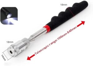 Magnetic Pickup Tool Telescopic Adjustable Magnetic Pick-Up Tool Grip Extendable Magnet Stick Handy Tool for Picking Up Nut Bolt-B0DK655DSS