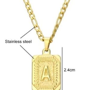 41RG0E5iI6L._AC_ Fashion (K) Letter Gold Color Pendant Necklace for Men Women Cuban Chain Couple Charm Initial Necklace Choker Jewelry Collar-B0C1M1HXPQ