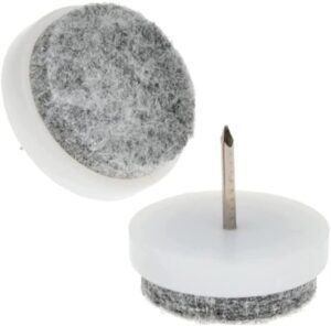 Furniture Sliders Nail-on Glides (2cm Diameter)- 24 Pieces - B09NRRVW4M