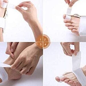Hinged Splint for Toe Alignment and Bunions, 1 Pair-B07MWD338M