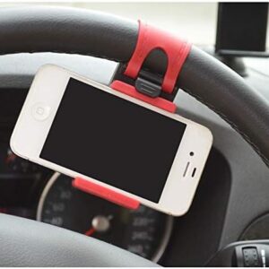41T0FCLy-oL._AC_ Universal Car Steering Wheel Phone Socket Holder-B091CZ2LYW