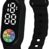Wrist Watch Touch Control Digital Display Waterproof High Clarity Exact Time Multi-function Kids Electronic Watch DailyAccessory (As Shown)-B0DBFJ84SR