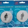MySouq-Store Men & Women Bathroom Indicator Board Circular Shape-B0DN9VSZ7D