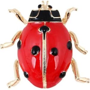 41WfGR8BH5L._AC_SX679_ Fashion Rhinestone Brooch For Women Brooch Collar Pins Corsage Crystal Leaves Insect Brooch Badges Jewelry Accessories (Red-Beetle)-B0DBPZYL3N